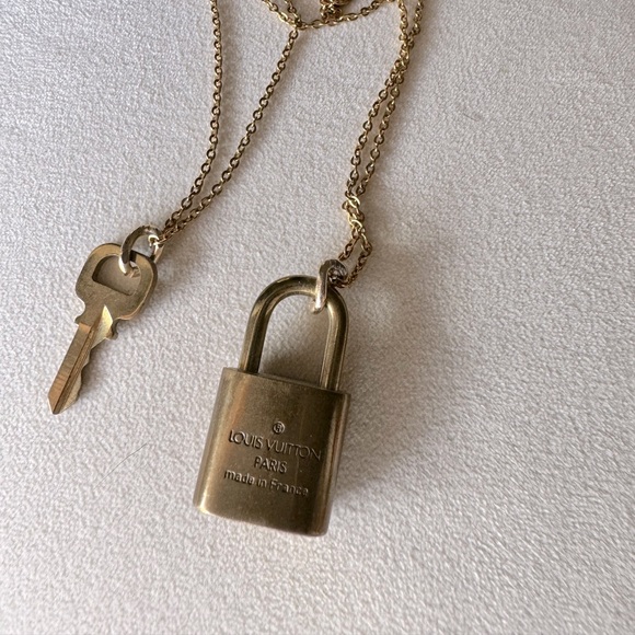 Louis Vuitton lock and key necklace! - Picture 2 of 2